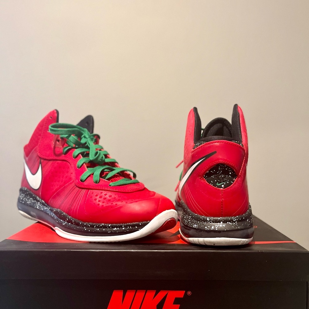 Nike Kids Red and Black Sneakers